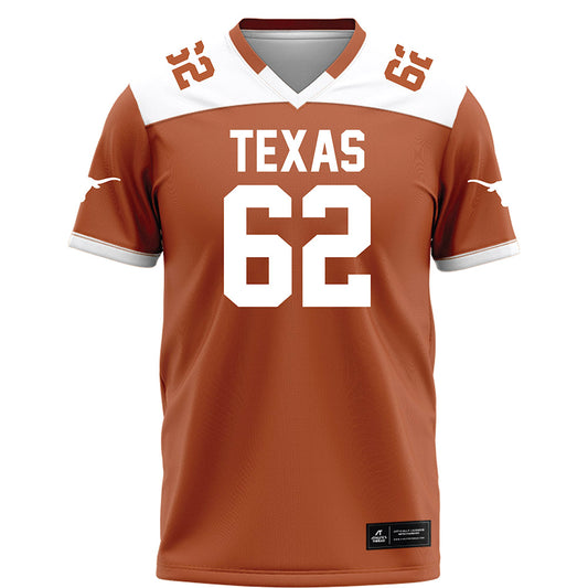Texas - NCAA Football : Connor Robertson - Orange Football Jersey-0