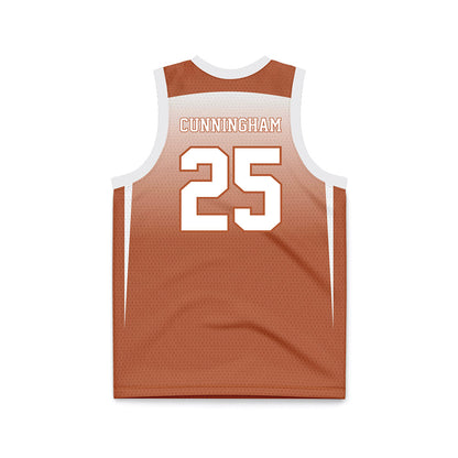 Texas - NCAA Women's Basketball : Breya Cunningham - Orange Basketball Jersey-1