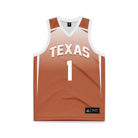 Texas - NCAA Women's Basketball : Bryanna Preston - Orange Basketball Jersey-0