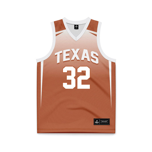 Texas - NCAA Women's Basketball : Teya Sidberry - Orange Basketball Jersey-0