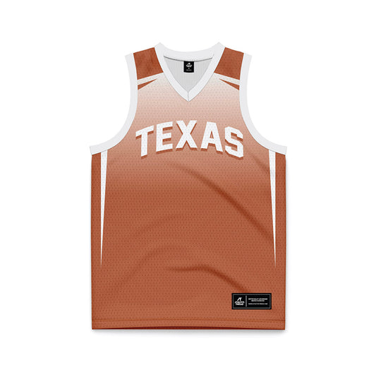 Texas - NCAA Women's Basketball : Isi Etute - Orange Basketball Jersey-0