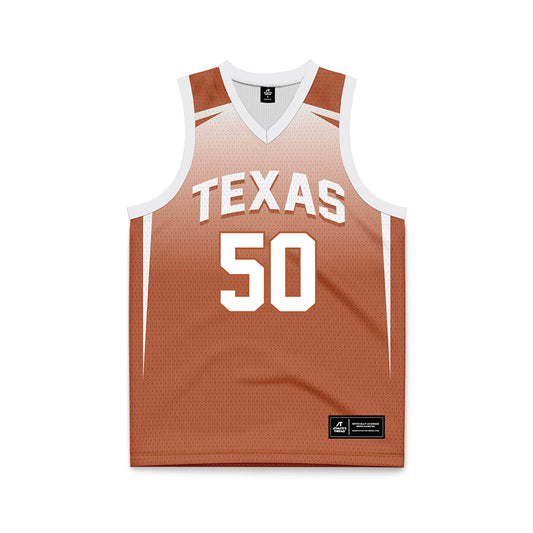 Texas - NCAA Women's Basketball : Abbie Boutilier - Orange Basketball Jersey-0