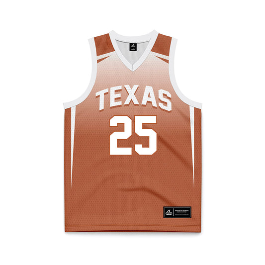 Texas - NCAA Women's Basketball : Breya Cunningham - Orange Basketball Jersey-0