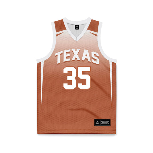 Texas - NCAA Women's Basketball : Madison Booker - Orange Basketball Jersey-0