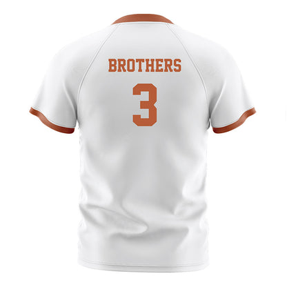 Texas - NCAA Women's Soccer : Arianna Brothers - White Soccer Jersey-1