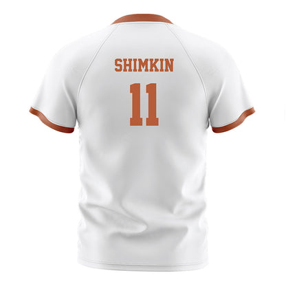 Texas - NCAA Women's Soccer : Chloe Shimkin - White Soccer Jersey-1