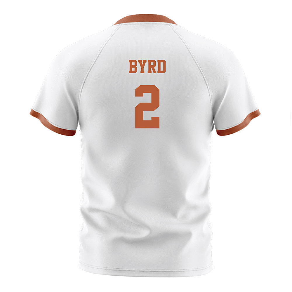 Texas - NCAA Women's Soccer : Cameron Byrd - White Soccer Jersey-1