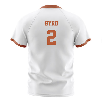 Texas - NCAA Women's Soccer : Cameron Byrd - White Soccer Jersey-1