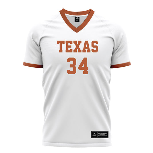 Texas - NCAA Women's Soccer : Addie Brink - White Soccer Jersey-0