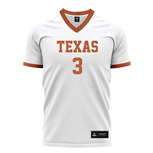 Texas - NCAA Women's Soccer : Arianna Brothers - White Soccer Jersey-0