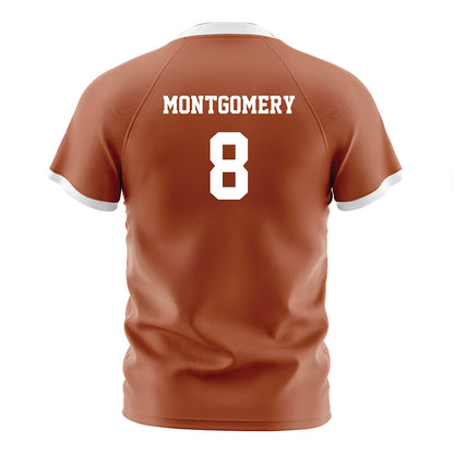 Texas - NCAA Women's Soccer : Carly Montgomery - Orange Soccer Jersey-1
