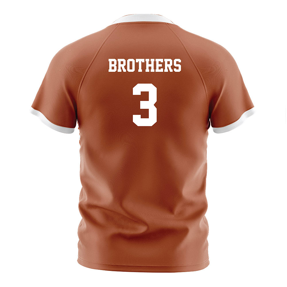 Texas - NCAA Women's Soccer : Arianna Brothers - Orange Soccer Jersey-1