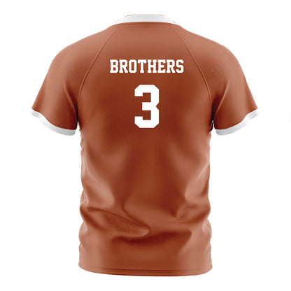 Texas - NCAA Women's Soccer : Arianna Brothers - Orange Soccer Jersey-1