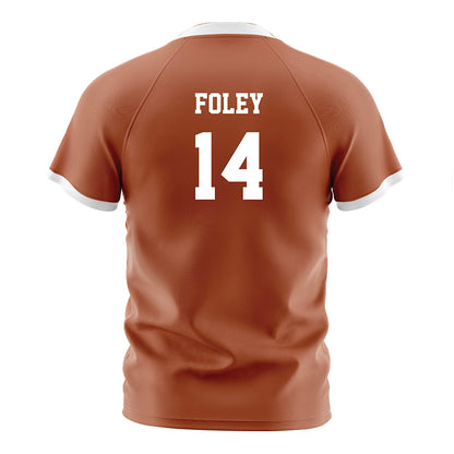Texas - NCAA Women's Soccer : Lola Foley - Orange Soccer Jersey-1
