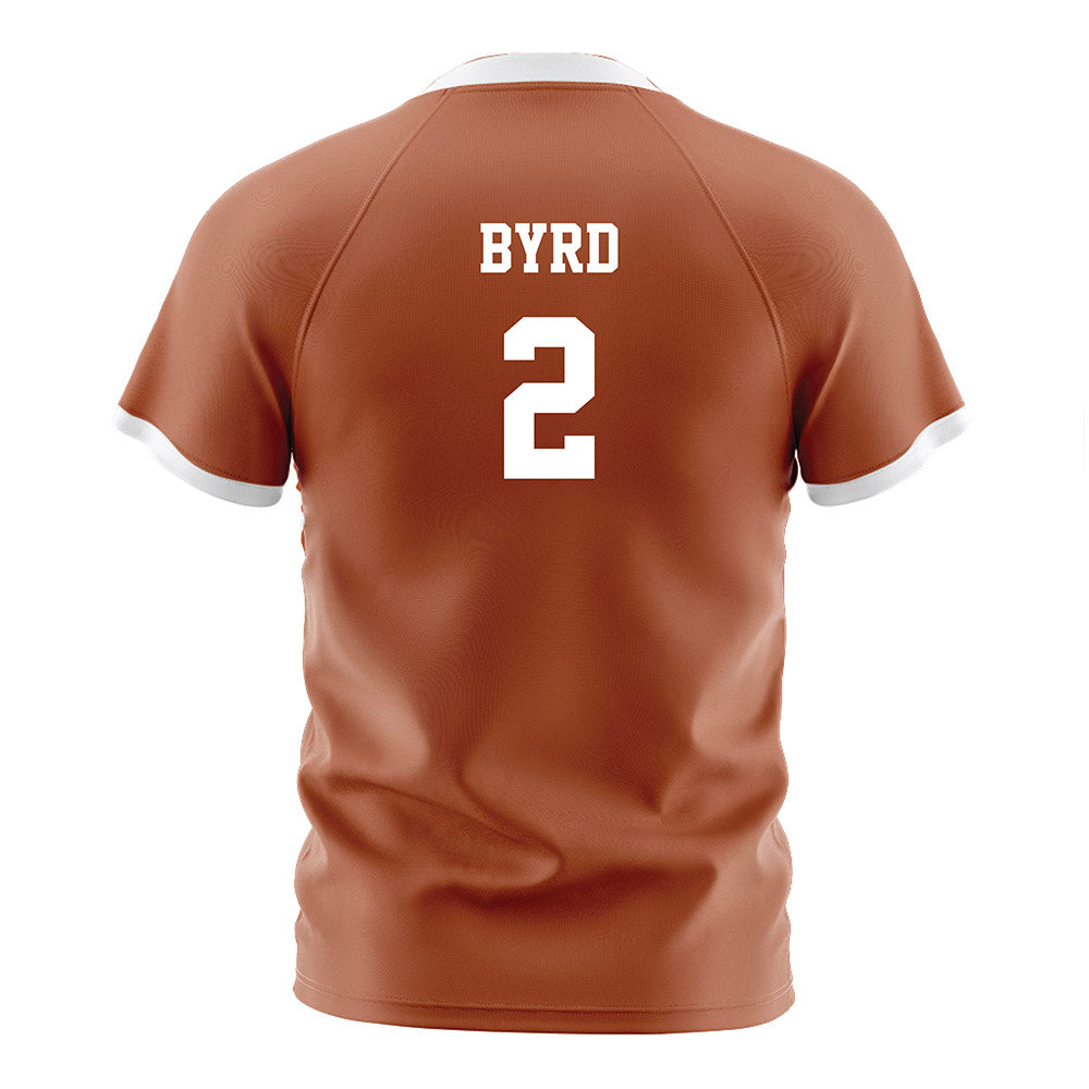 Texas - NCAA Women's Soccer : Cameron Byrd - Orange Soccer Jersey-1