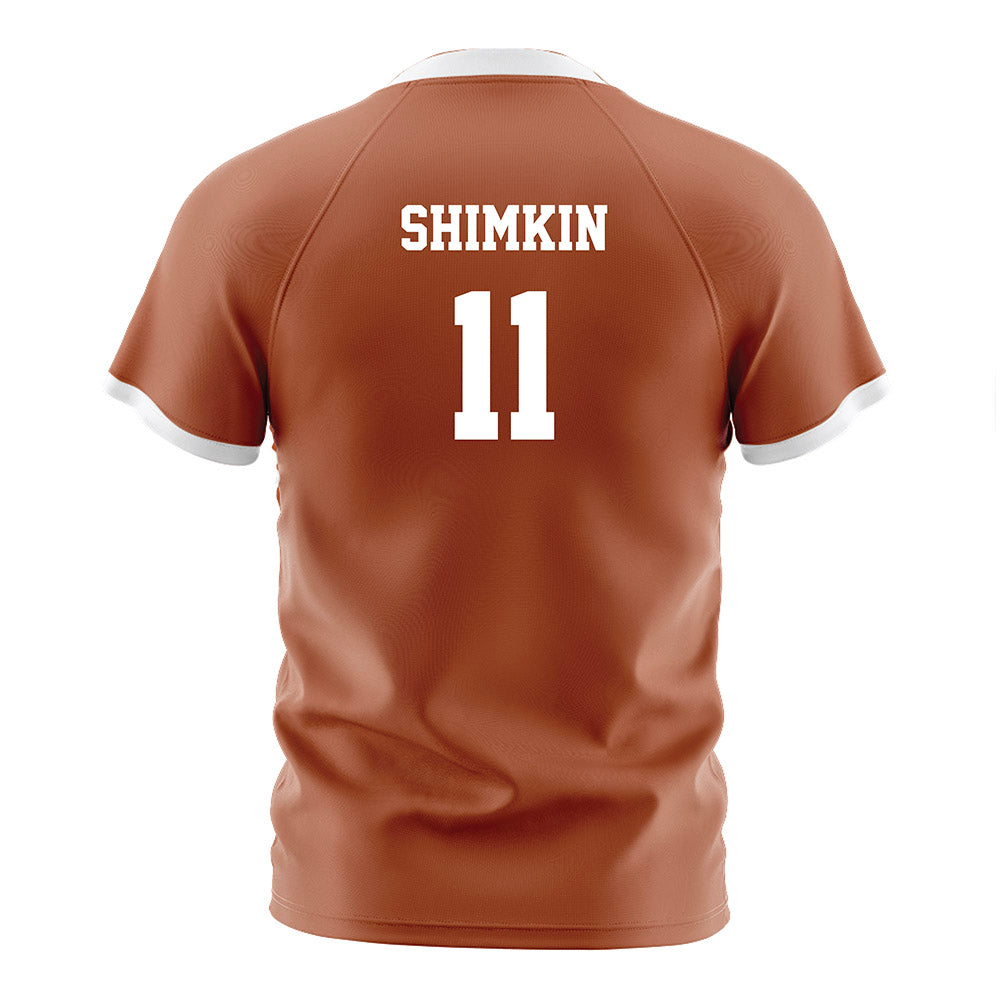 Texas - NCAA Women's Soccer : Chloe Shimkin - Orange Soccer Jersey-1