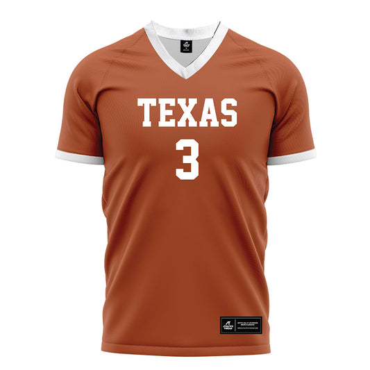 Texas - NCAA Women's Soccer : Arianna Brothers - Orange Soccer Jersey-0