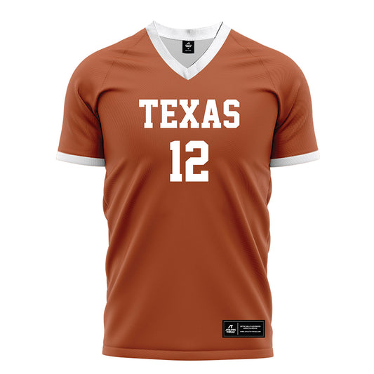 Texas - NCAA Women's Soccer : Zoey Lavezzi - Orange Soccer Jersey-0