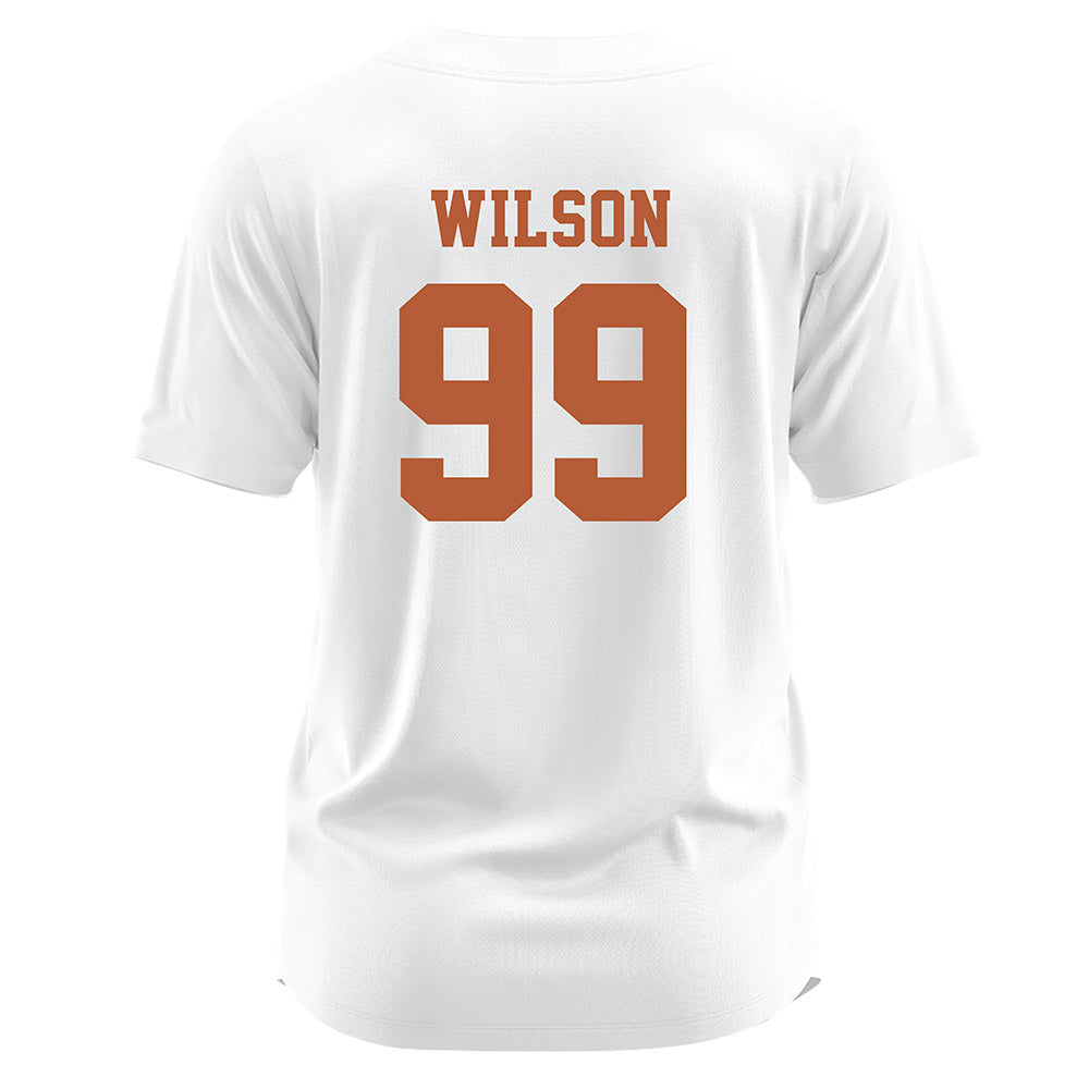 Texas - NCAA Softball : Drea Wilson - White Jersey-1