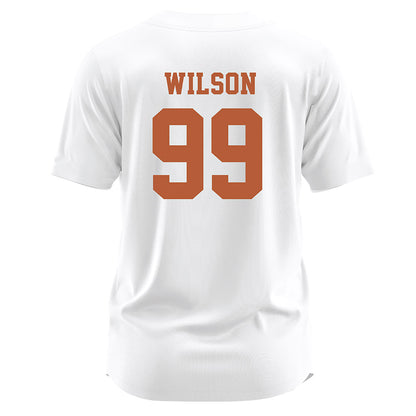 Texas - NCAA Softball : Drea Wilson - White Jersey-1