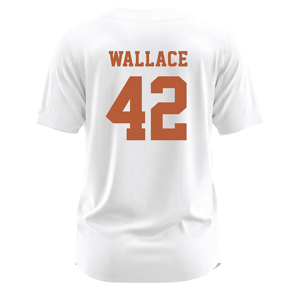 Texas - NCAA Softball : Anne Wallace - White Jersey-1