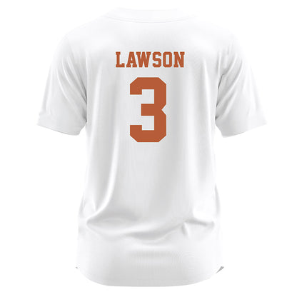 Texas - NCAA Softball : MaTaia Lawson - White Jersey-1
