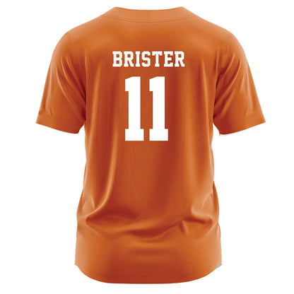 Texas - NCAA Softball : Shylien Brister - Orange Jersey-1
