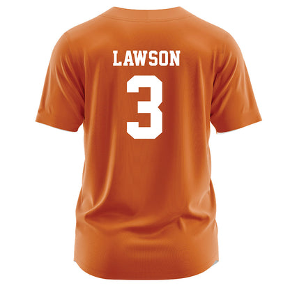 Texas - NCAA Softball : MaTaia Lawson - Orange Jersey-1