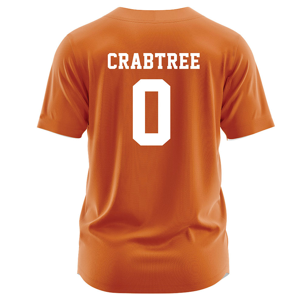 Texas - NCAA Softball : Caigan Crabtree - Orange Jersey-1