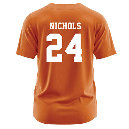 Texas - NCAA Softball : Jaycie Nichols - Orange Jersey-1