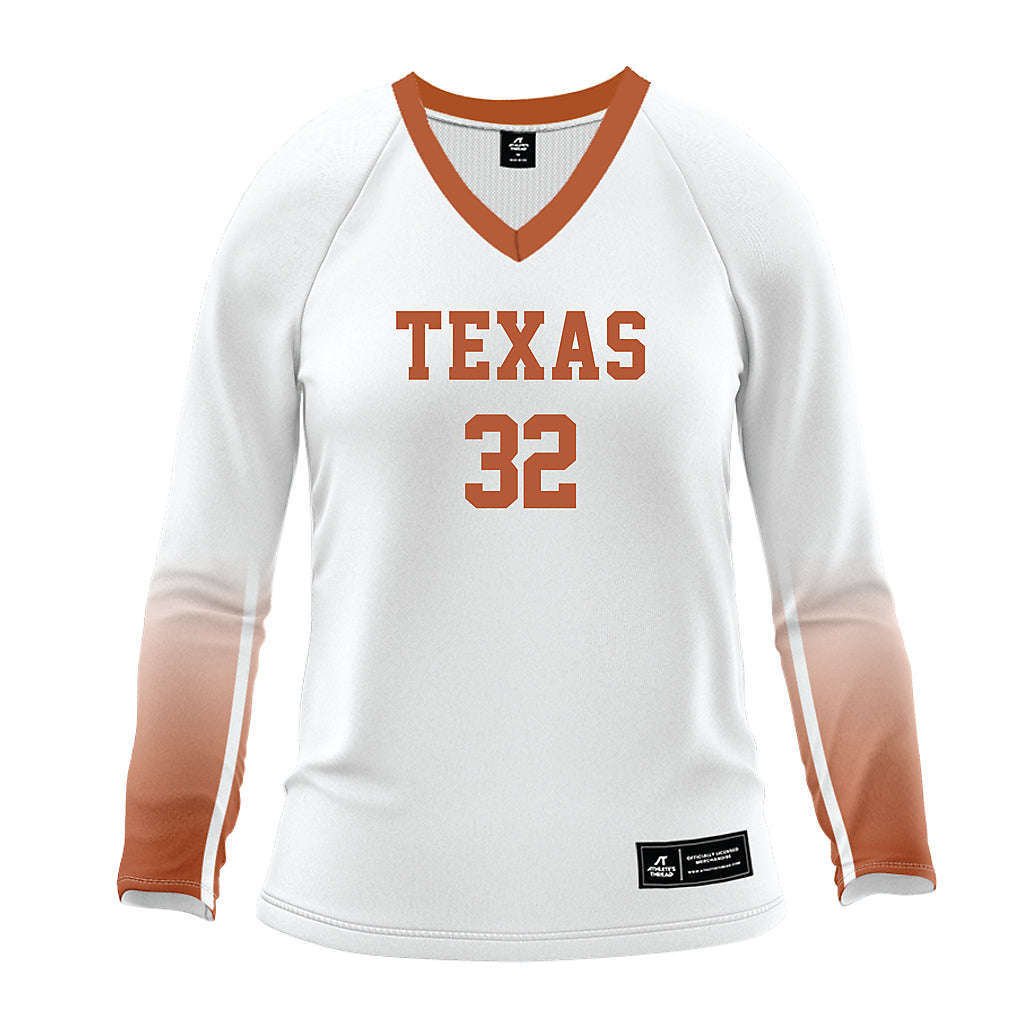Texas - NCAA Women's Volleyball : Ramsey Gary - White Volleyball Jersey-0