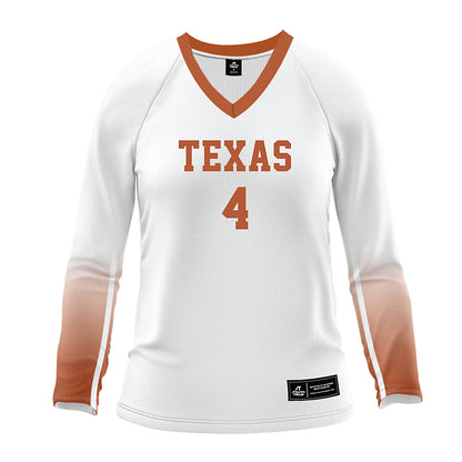 Texas - NCAA Women's Volleyball : Torrey Stafford - White Volleyball Jersey-0