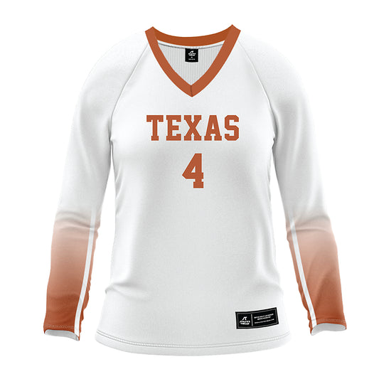 Texas - NCAA Women's Volleyball : Torrey Stafford - White Volleyball Jersey-0
