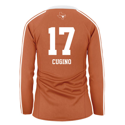 Texas - NCAA Women's Volleyball : Emma Cugino - Orange Volleyball Jersey-1