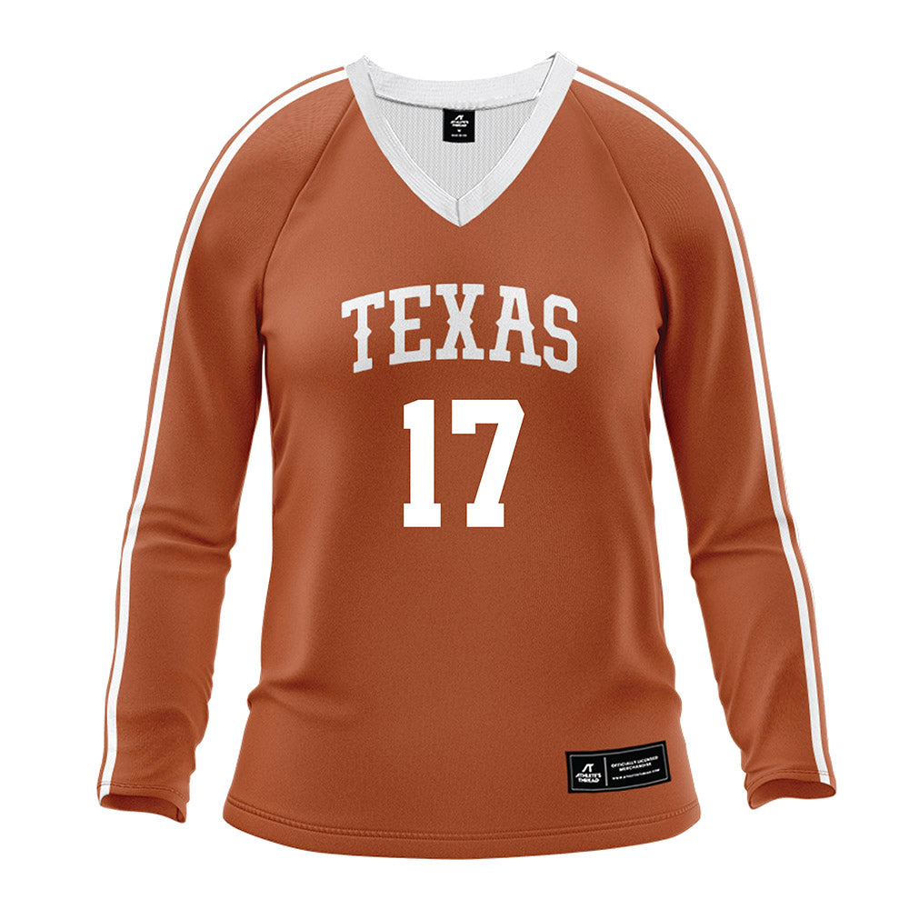Texas - NCAA Women's Volleyball : Emma Cugino - Orange Volleyball Jersey-0