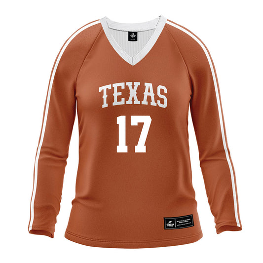 Texas - NCAA Women's Volleyball : Emma Cugino - Orange Volleyball Jersey-0