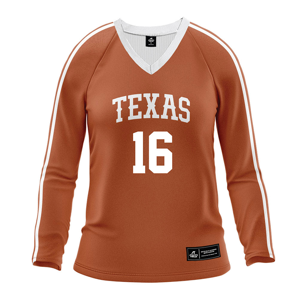 Texas - NCAA Women's Volleyball : Anja Kujundzic - Orange Volleyball Jersey-0
