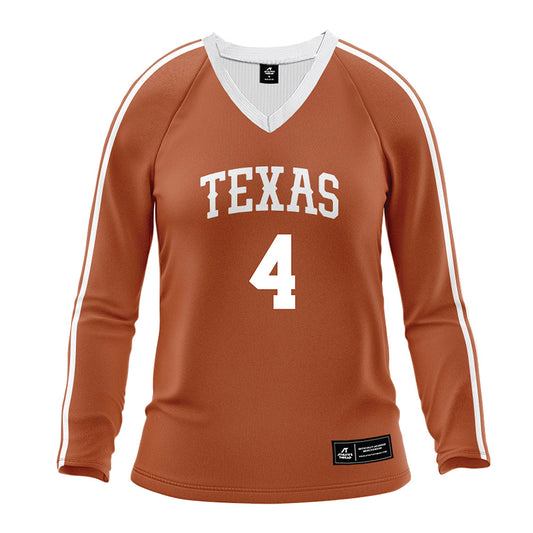 Texas - NCAA Women's Volleyball : Torrey Stafford - Orange Volleyball Jersey-0
