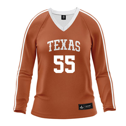Texas - NCAA Women's Volleyball : Nya Bunton - Orange Volleyball Jersey-0