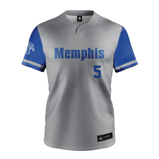 Memphis - NCAA Baseball : Caden Robinson - Grey Jersey-0