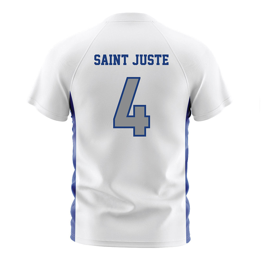 Memphis - NCAA Men's Soccer : Junior Saint Juste - White Soccer Jersey-1
