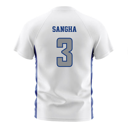 Memphis - NCAA Men's Soccer : Daman Sangha - White Soccer Jersey-1