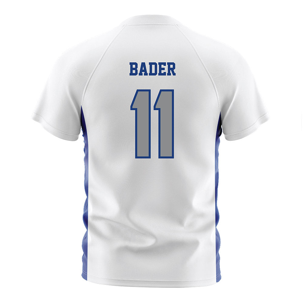 Memphis - NCAA Men's Soccer : Keanan Bader - White Soccer Jersey-1