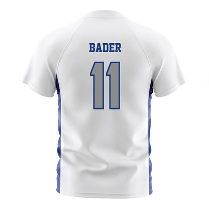 Memphis - NCAA Men's Soccer : Keanan Bader - White Soccer Jersey-1