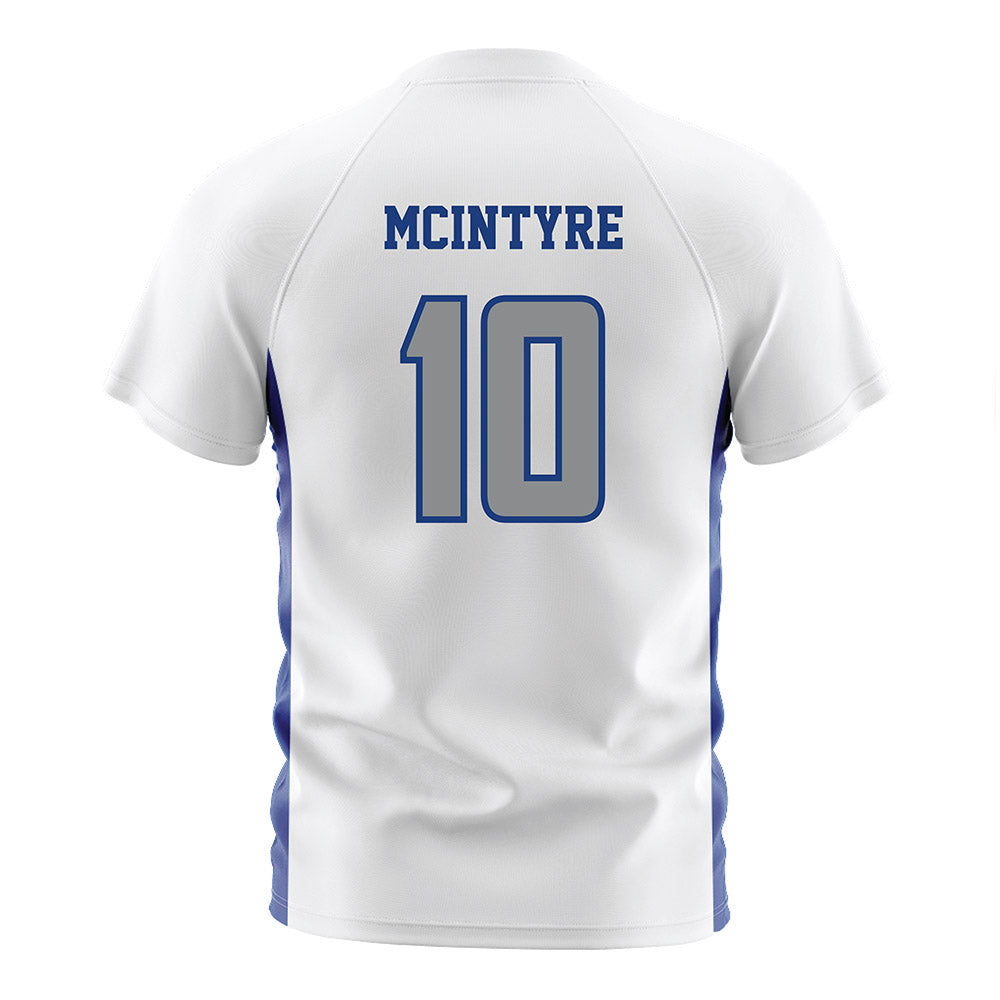 Memphis - NCAA Men's Soccer : Eben McIntyre - White Soccer Jersey-1