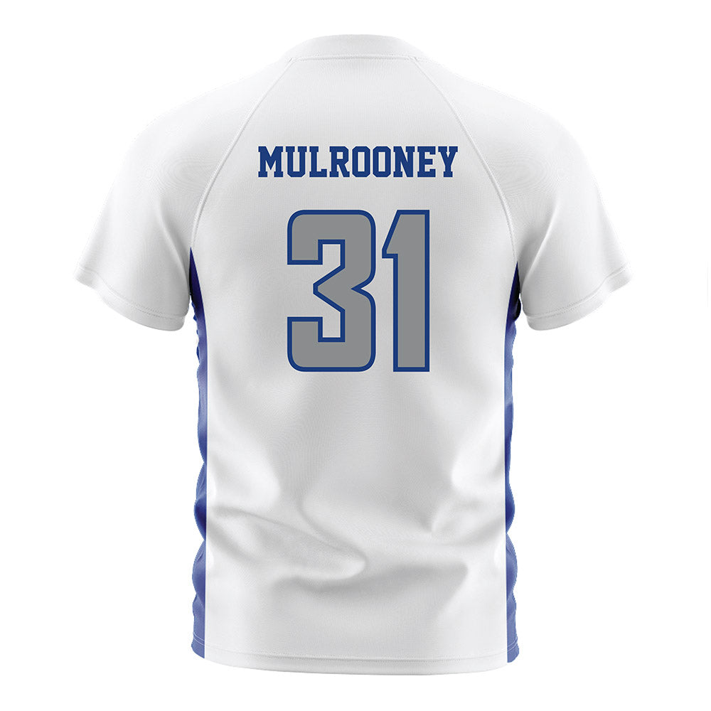 Memphis - NCAA Men's Soccer : Benjamin Mulrooney - White Soccer Jersey-1
