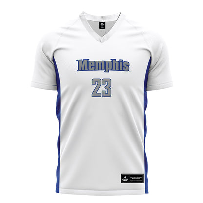 Memphis - NCAA Men's Soccer : Arlo Mcintyre - White Soccer Jersey-0