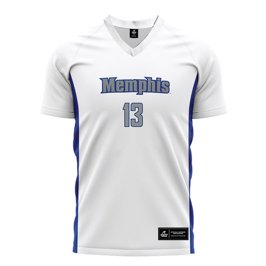 Memphis - NCAA Men's Soccer : Ryan ruguaru - White Soccer Jersey-0