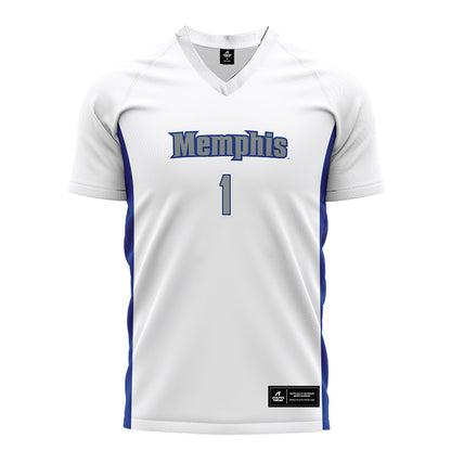 Memphis - NCAA Men's Soccer : Mathias Christensen - White Soccer Jersey-0