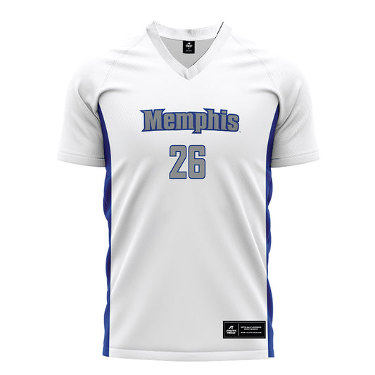 Memphis - NCAA Men's Soccer : Dino Stavros - White Soccer Jersey